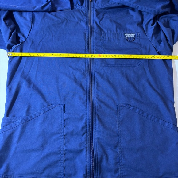 Cherokee Scrubs Set Workwear Revolution Zip Jacket & Pants Unisex Navy Sz Medium - Picture 13 of 16